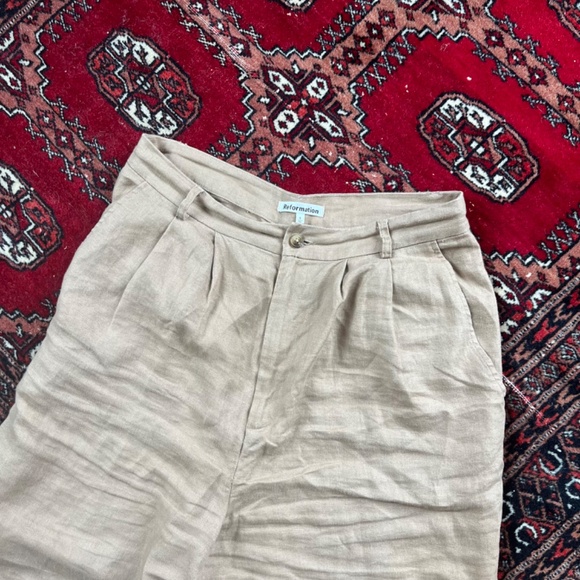 Reformation Linen Mason Pants - Picture 3 of 5